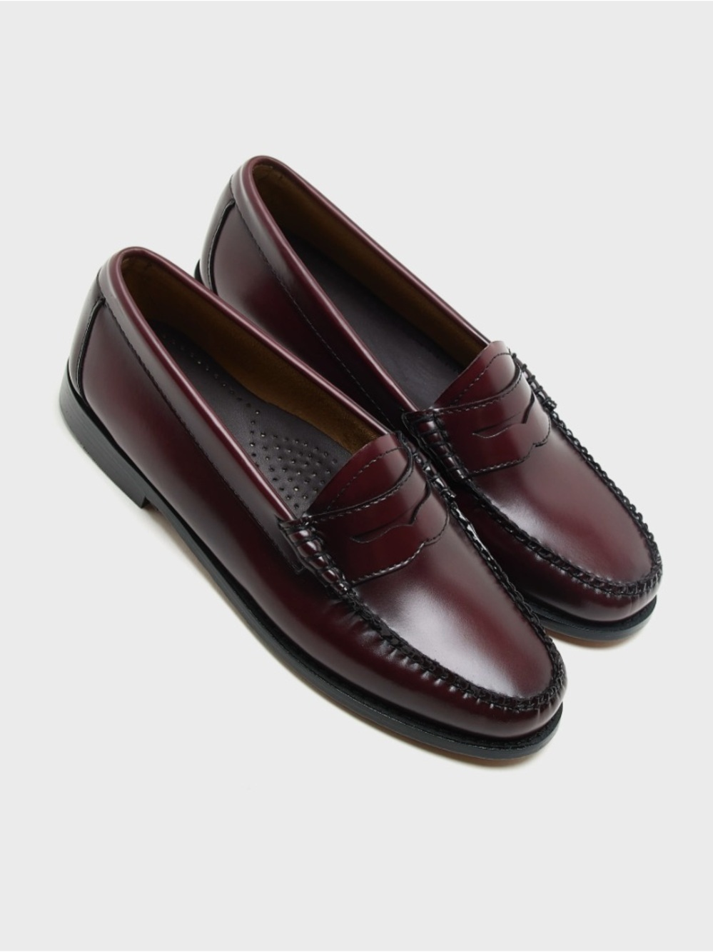 GH Bass Men's Penny Loafers in Burgundy size 9 M